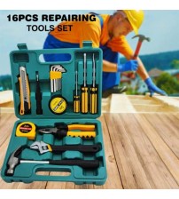 MultiPurpose 16in1 Household and Electrical Repair and Furniture Work Tool Kit Set